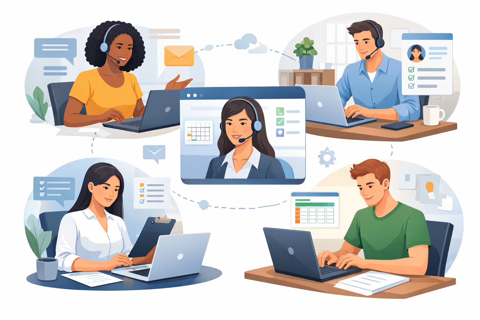 entry, customer service, virtual assistant,