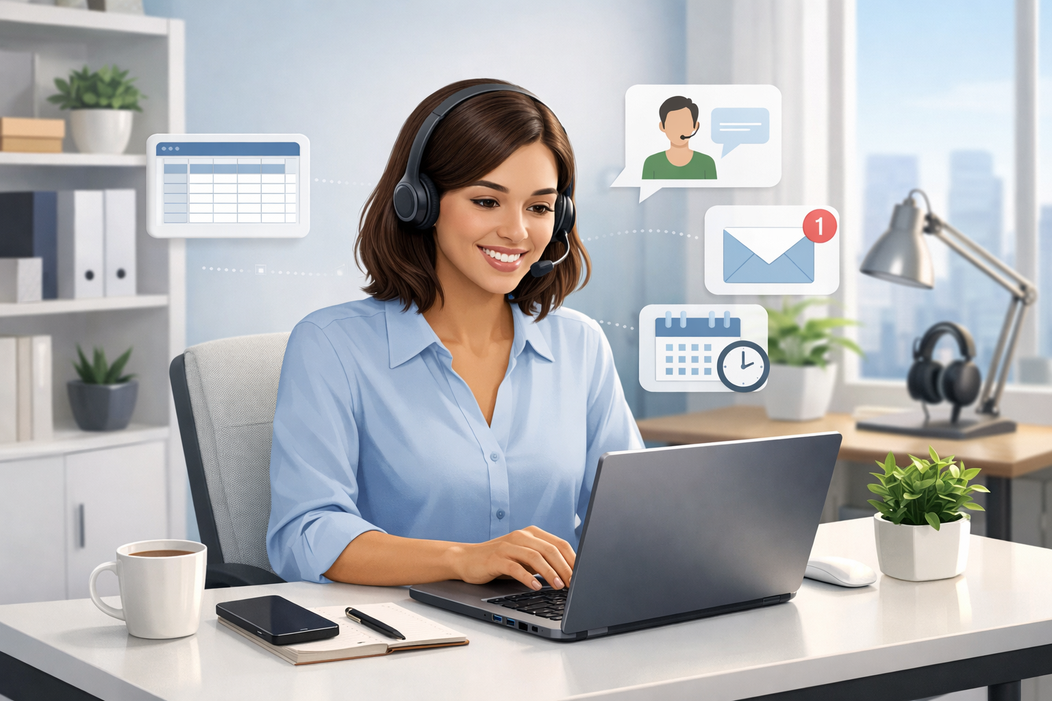 entry, customer service, virtual assistant,